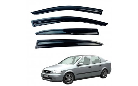 Дефлекторы окон Opel Astra G