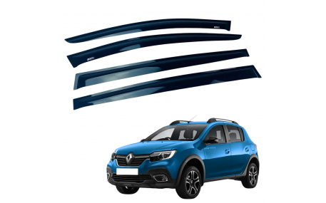 Дефлекторы окон Renault Sandero