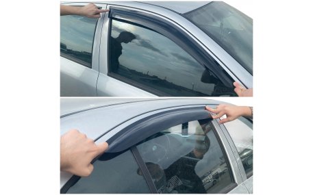 Дефлекторы окон Skoda Octavia A5 Liftback