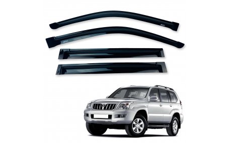 Дефлекторы окон Toyota Land Cruiser Prado 120