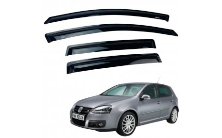 Дефлекторы окон Volkswagen Golf 5