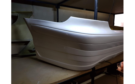 Бампер задний Mercedes CLK-class W208