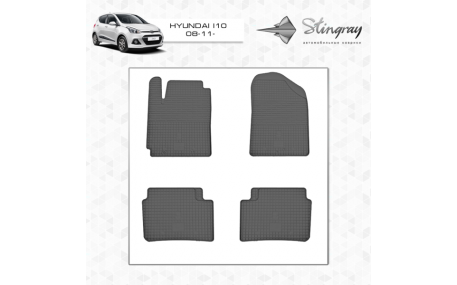 Коврики в салон Hyundai i10