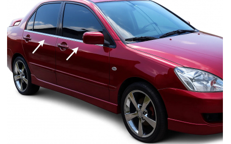 Хром накладки Mitsubishi Lancer 9