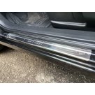 Накладки на пороги Nissan Qashqai