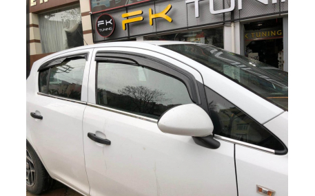 Хром накладки Opel Corsa D