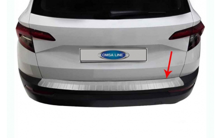 Накладка на задний бампер Skoda Karoq