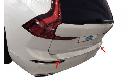 Накладка на задний бампер Volvo XC60