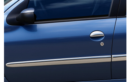 Хром накладки Peugeot 206