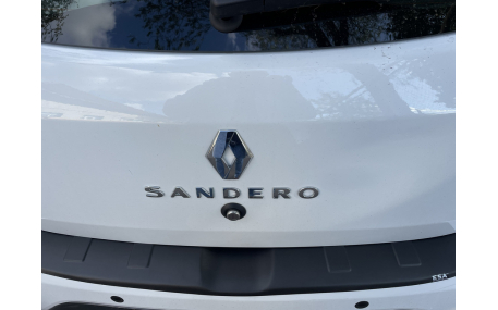 Накладка на задний бампер Renault Sandero