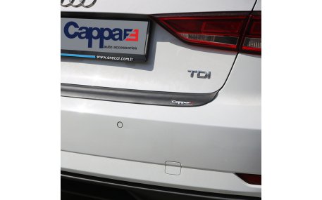 Накладка на задний бампер Audi A3 8V