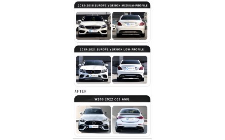 Комплект обвеса Mercedes C-class W205