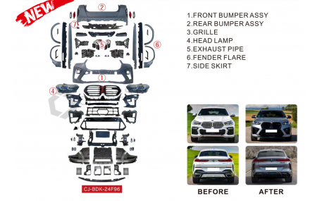 Комплект обвеса BMW X6 G06 2020-2023
