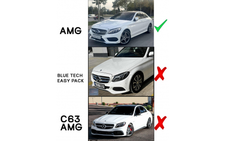 Накладка передняя Mercedes C-class W205 2015-2019