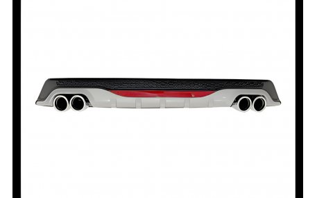 Универсальная накладка заднего бампера