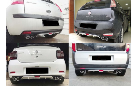 Универсальная накладка заднего бампера