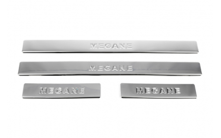 Накладки на пороги Renault Megane