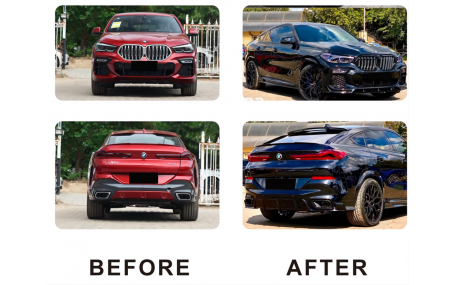 Накладки на бампера BMW X6 G06 2020-2023
