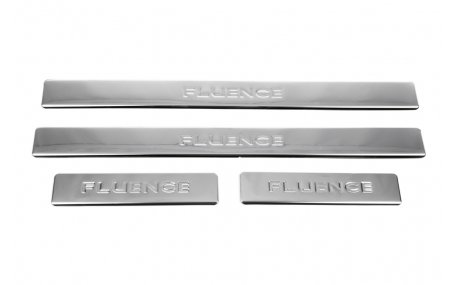 Накладки на пороги Renault Fluence