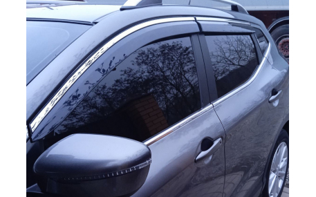 Дефлекторы окон Nissan Qashqai J11