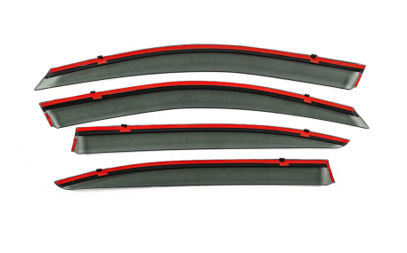 Дефлекторы окон Skoda Octavia A5 Liftback