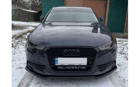 Накладка передняя Audi A6 C7 2011-2014