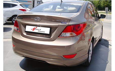 Накладка задняя Hyundai Accent