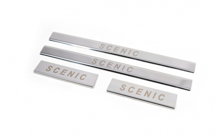 Накладки на пороги Renault Scenic