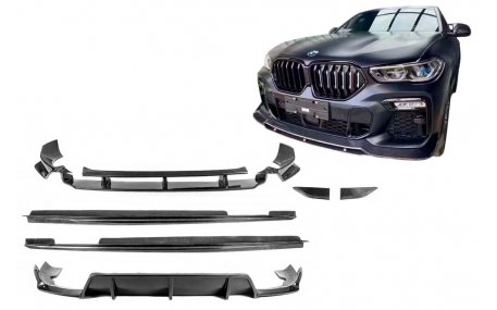 Накладки на бампера BMW X6 G06 2020-2023