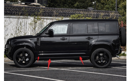 Молдинги дверей Land Rover Defender L663