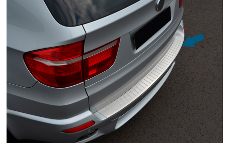 Накладка на задний бампер BMW X5 E70