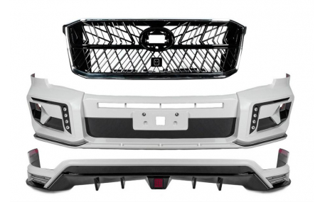 Накладки на бампера Toyota Land Cruiser 300