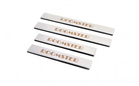 Накладки на пороги Skoda Roomster