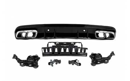 Накладка задняя Mercedes C-class W205 Sedan 2014-2019