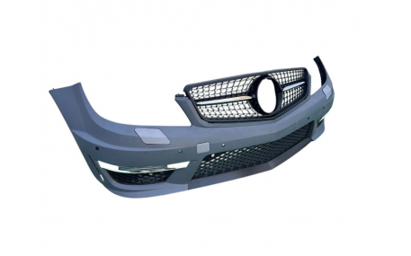 Бампер передний Mercedes C-class W204 2011-2015