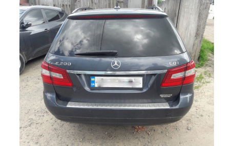 Накладка на задний бампер Mercedes E-class W212