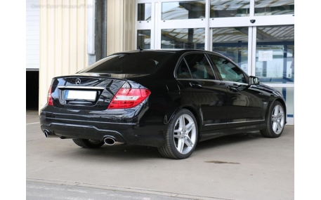 Накладка задняя Mercedes C-class W204 2011-2015