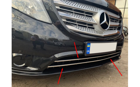 Хром накладки Mercedes Vito W447