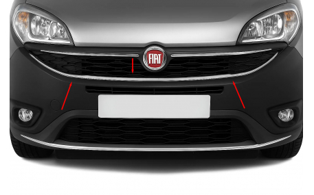 Хром накладки Fiat Doblo