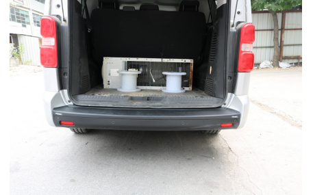 Накладка на задний бампер Citroen Jumpy