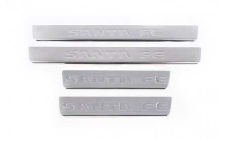 Накладки на пороги Hyundai Santa Fe