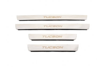 Накладки на пороги Hyundai Tucson
