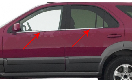 Хром накладки Kia Sorento