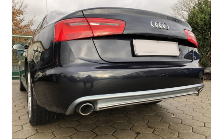 Накладка задняя Audi A6 C7 2011-2014