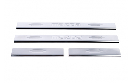 Накладки на пороги Mazda