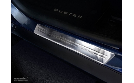 Накладки на пороги Renault Duster