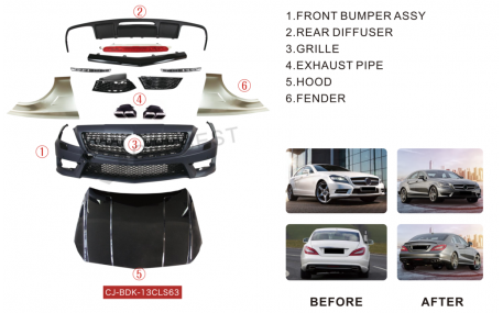 Комплект обвеса Mercedes CLS-class C218