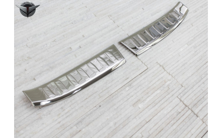 Накладка на задний бампер BMW X1 E84