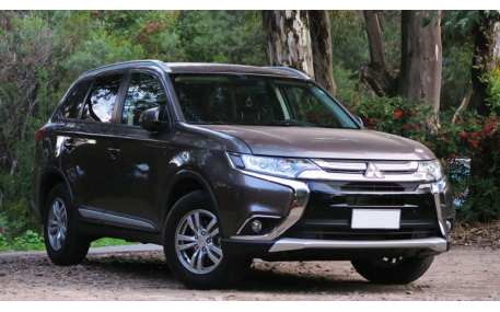 Накладки на пороги Mitsubishi Outlander