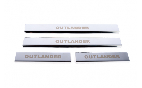 Накладки на пороги Mitsubishi Outlander XL